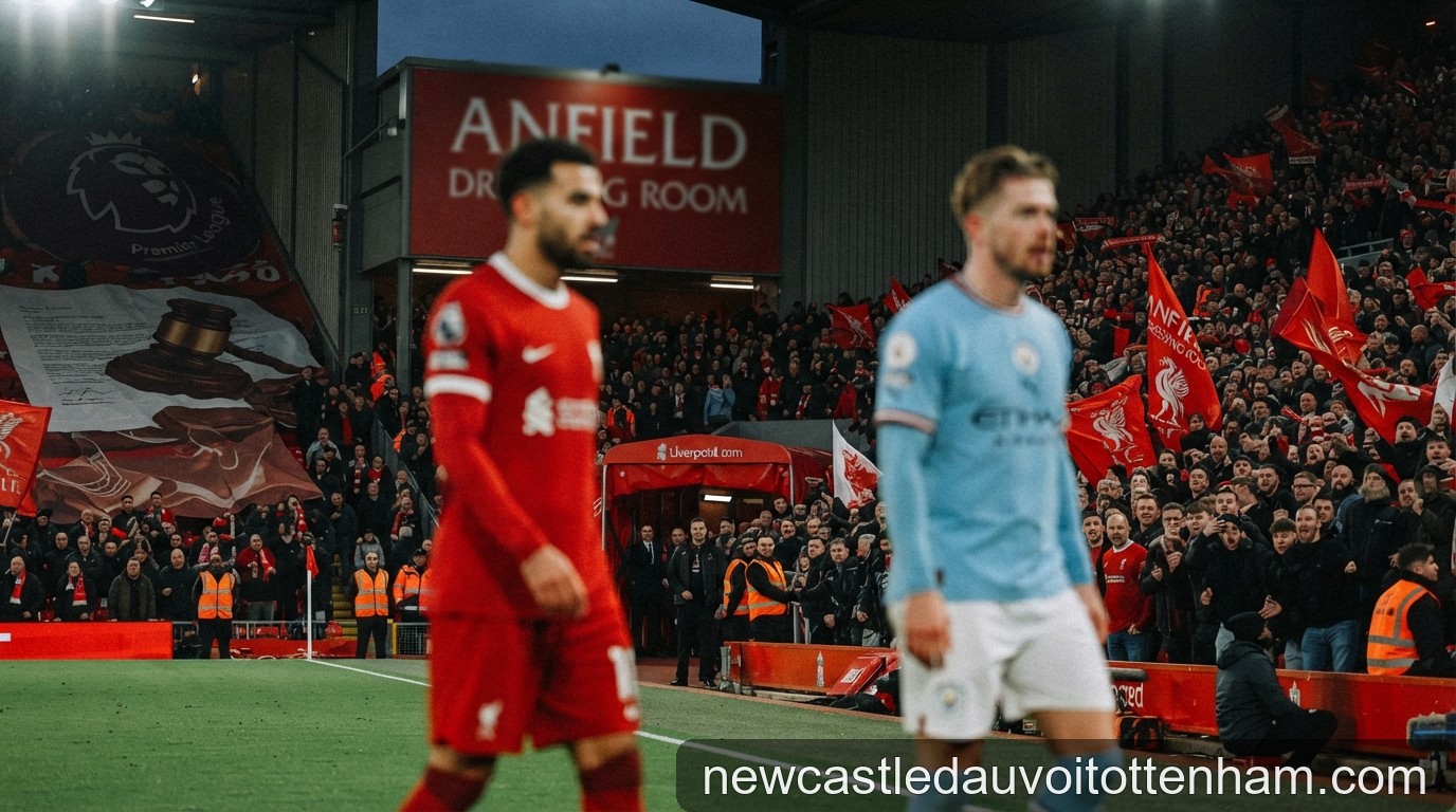 Đại chiến Anfield: Liverpool đối đầu Man City trong bối cảnh 'bão tố' pháp lý và áp lực ngôi đầu